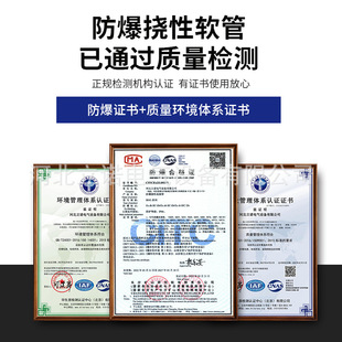 防爆挠性管304不锈钢BNG钢丝编织波纹管NGD金属软管防爆挠性连接