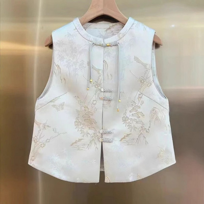 国风新中式马甲女春秋2025新款显