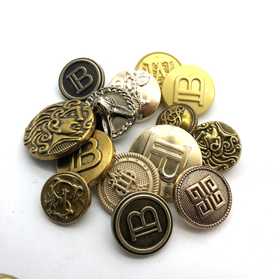 金属纽扣圆形茶金扣子时尚黄金色男女西装扣裤子外套风衣大衣扣