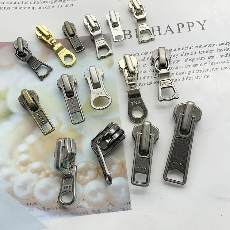 正品ykk双面旋转拉头外套5号金属