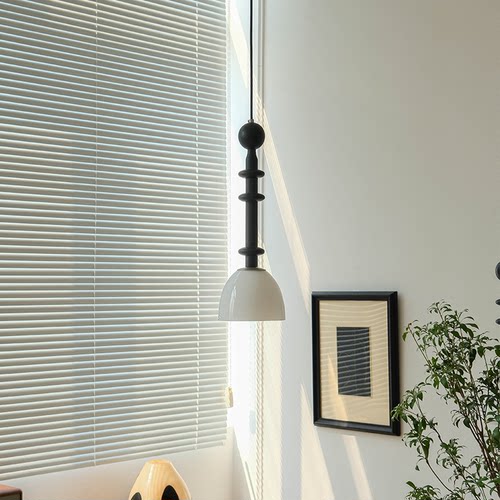 西早中古侘寂风床头吊灯