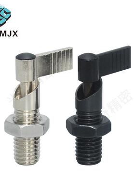 PMXRB10 PMXRM12旋钮柱塞粗牙把手型固定插销L型分度销弹簧定位销