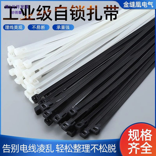 自锁式尼龙塑料扎带卡扣强力束线