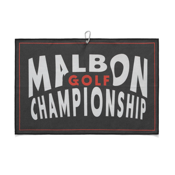 韩版新款高尔夫球巾运动擦球巾golf挂件球杆巾华夫格球具清洁毛巾