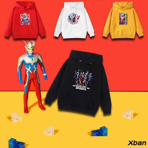 泰迦合集塞罗加绒加厚男童连帽