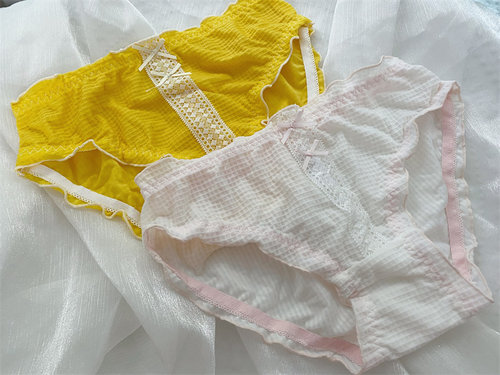 中低腰冰丝女士三角裤