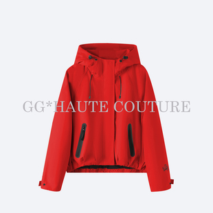 轻盈防水抽绳连帽舒适户外运动夹克1305A 2026新款 格格优选