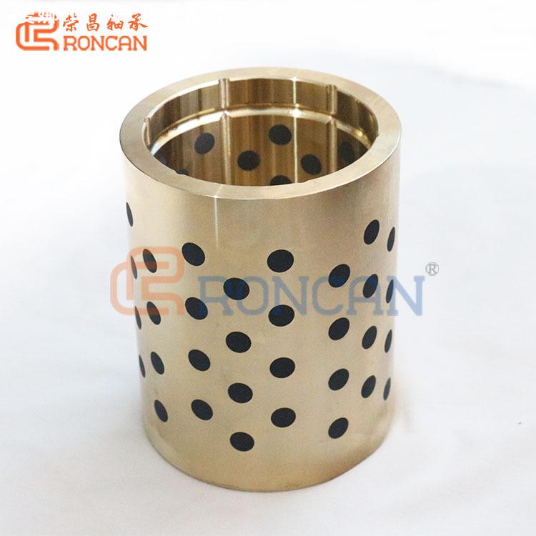自润滑轴承非标铜件无油衬套JDB650黄铜石墨铜套