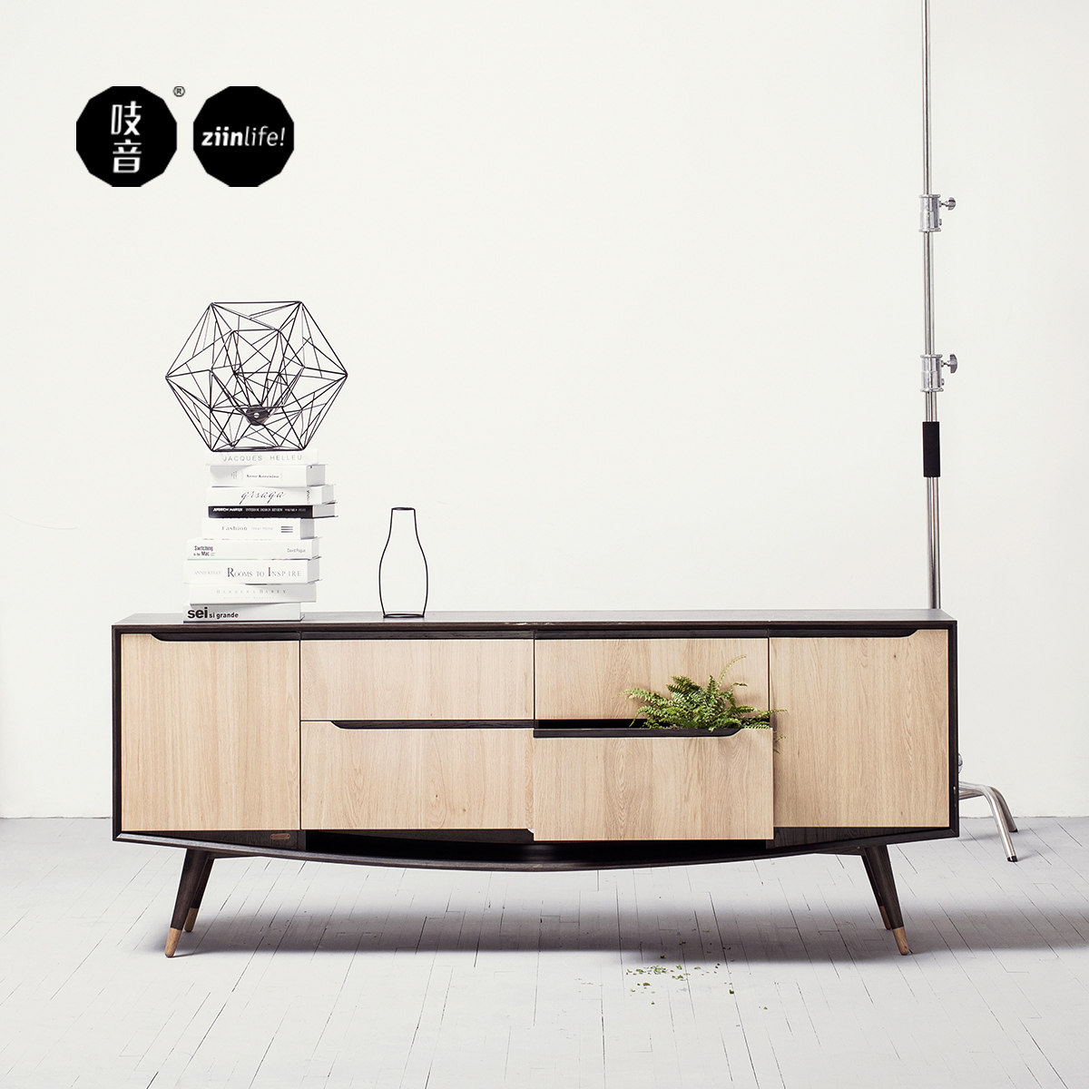 吱音承趣电视柜北欧实木视听柜小户型客厅家具原创设计电视收纳柜|msdalam kategori perabot kediaman, kabinet, kabinet TV - dari Buy2taobao.com untuk memberikan perkhidmatan ejen Taobao profesional membeli