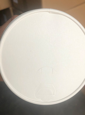 一次性纸盖子环保全降解PLA纸盖 90口径奶茶咖啡可乐纸杯盖子杯盖