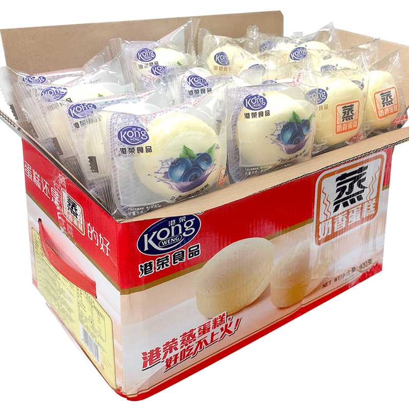 港荣整箱营养早餐充饥糕点点心