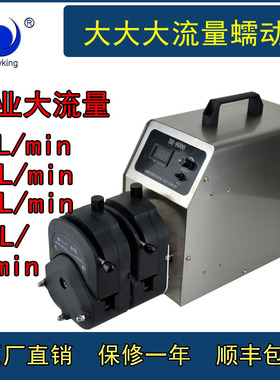工业大流量蠕动泵 13L/52LBR8000大流量恒流化工转子调速自吸泵