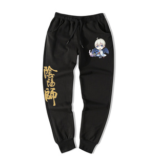 阴阳师游戏周边休闲裤 子大天狗妖刀姬茨木童子ssr动漫运动长卫裤