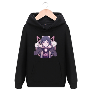 NEKO电子音乐手游音乐世界Cytus 2周边连帽卫衣男女宽松休闲上衣