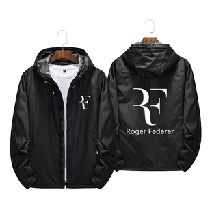 纳达尔费德勒穆雷德约科维奇网球连帽上衣服男女秋冬加绒夹克外套