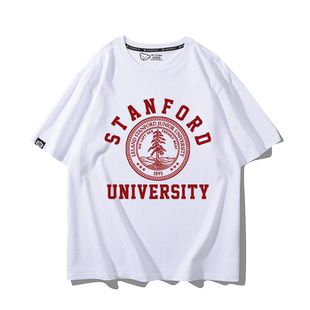 美国斯坦福大学短袖t恤衣服夏季校友会Stanford学生周边半袖百搭