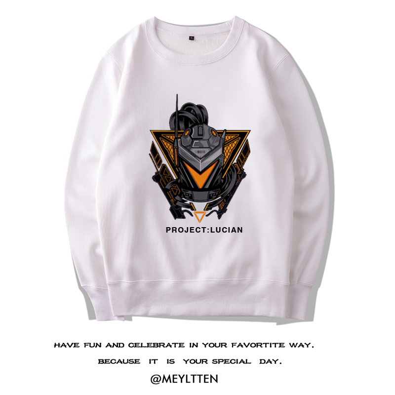 源计划联盟游戏周边瓦解超限学生圆领套头卫衣韩版宽松潮ins外套