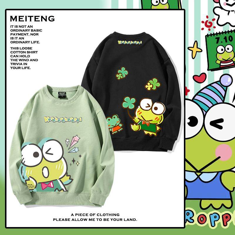 美式复古卡通动漫印花卫衣