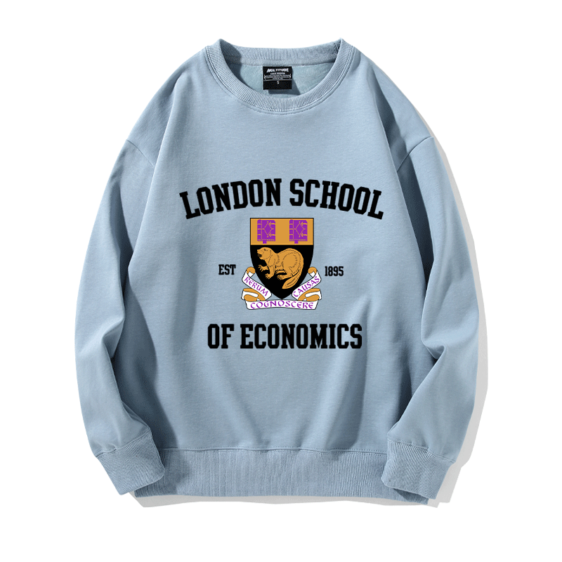 英国伦敦政治经济学院周边LSE校服圆领卫衣套头秋冬男女百搭上衣