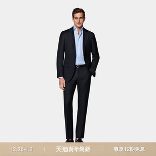 套装 经典 西装 SUITSUPPLY藏青色S110支羊毛男士 热卖