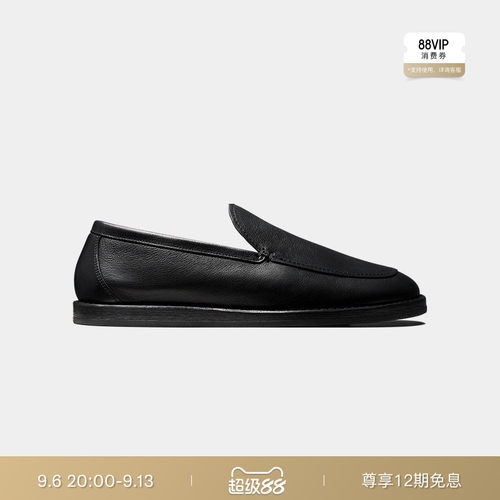 SUITSUPPLY黑色牛皮革鞋