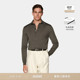 SUITSUPPLY Polo毛衣针织 深绿色羊毛长袖