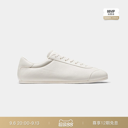 SUITSUPPLY白色牛皮革鞋