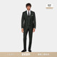 三件套装 SUITSUPPLY中绿色S150支羊毛西服男士 西装