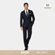 26春季 套装 新品 SUITSUPPLY藏青色热带羊毛合体身型西装