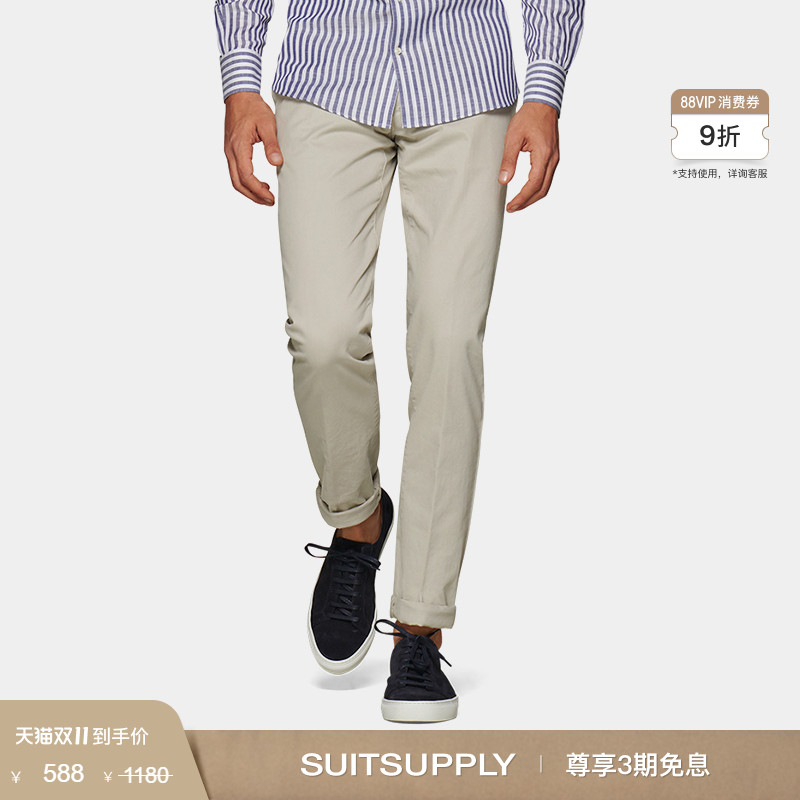 灰色长裤SUITSUPPLY商务休闲