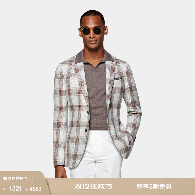 浅棕色西装上衣SUITSUPPLY