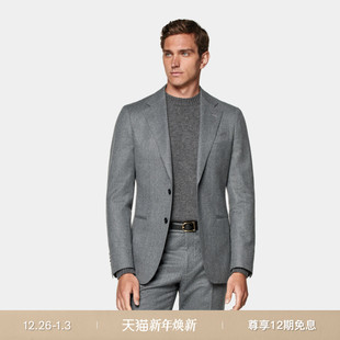 上衣 中灰色S120支羊毛法兰绒商务休闲西装 25秋季 SUITSUPPLY