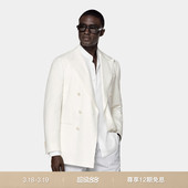 26春夏新品 上衣外套 SUITSUPPLY米白色亚麻西装