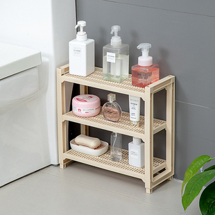 卫生间置物架落地塑料厕所冲凉房放洗发水沐浴露架子洗衣液收纳架