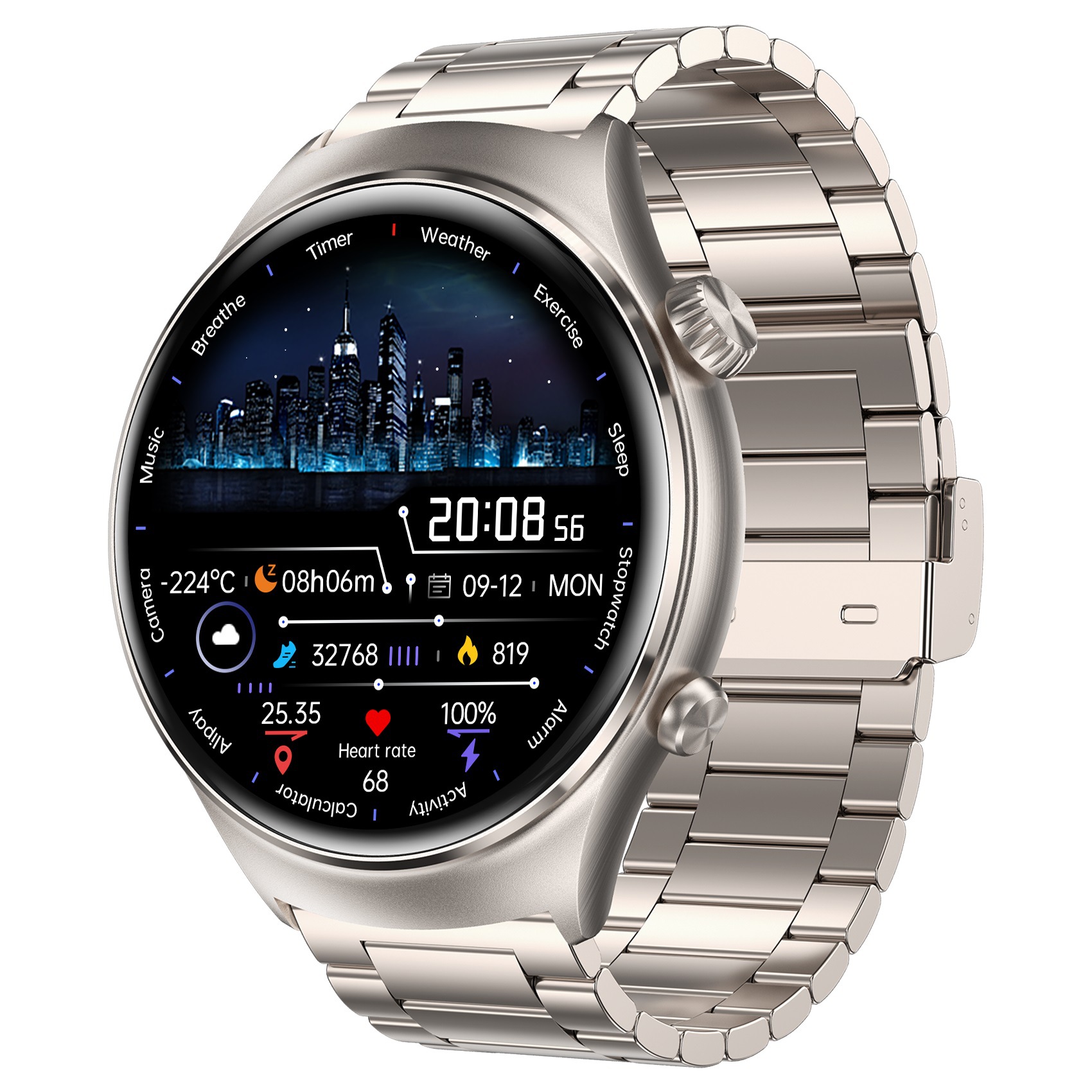 新款watch4智能手表黑科技顶配运动多功能支付NFC防水手环BM06
