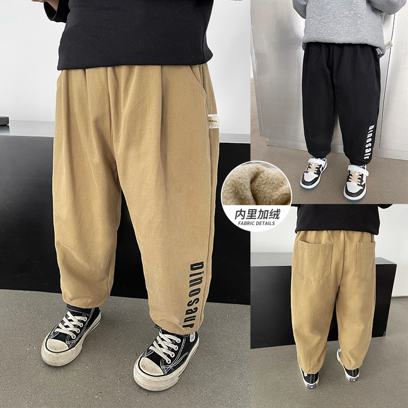 霖霖妈童装男童冬装裤子男宝宝运动裤秋冬儿童哈伦裤小童卫裤加绒,童装/婴儿装/亲子装,裤子,淘宝优惠券,粉丝福利购,淘宝优惠卷