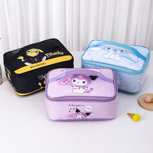 卡通可爱铝箔加厚防水大号饭盒袋