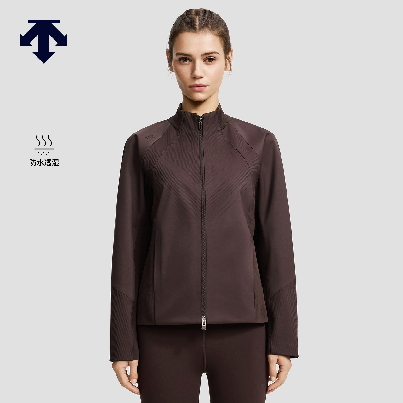 DESCENTE迪桑特WOMEN’S TRAINING系列防水透湿女士梭织外套新品