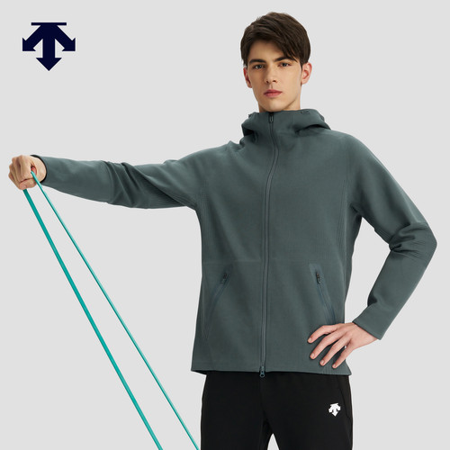 DESCENTE迪桑特综训运动男士MOTION KNIT透气外套夹克运动上衣