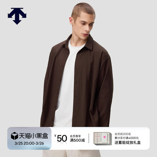 衬衫 DESCENTE迪桑特ALLTERRAIN系列户外休闲宽松男士 长袖