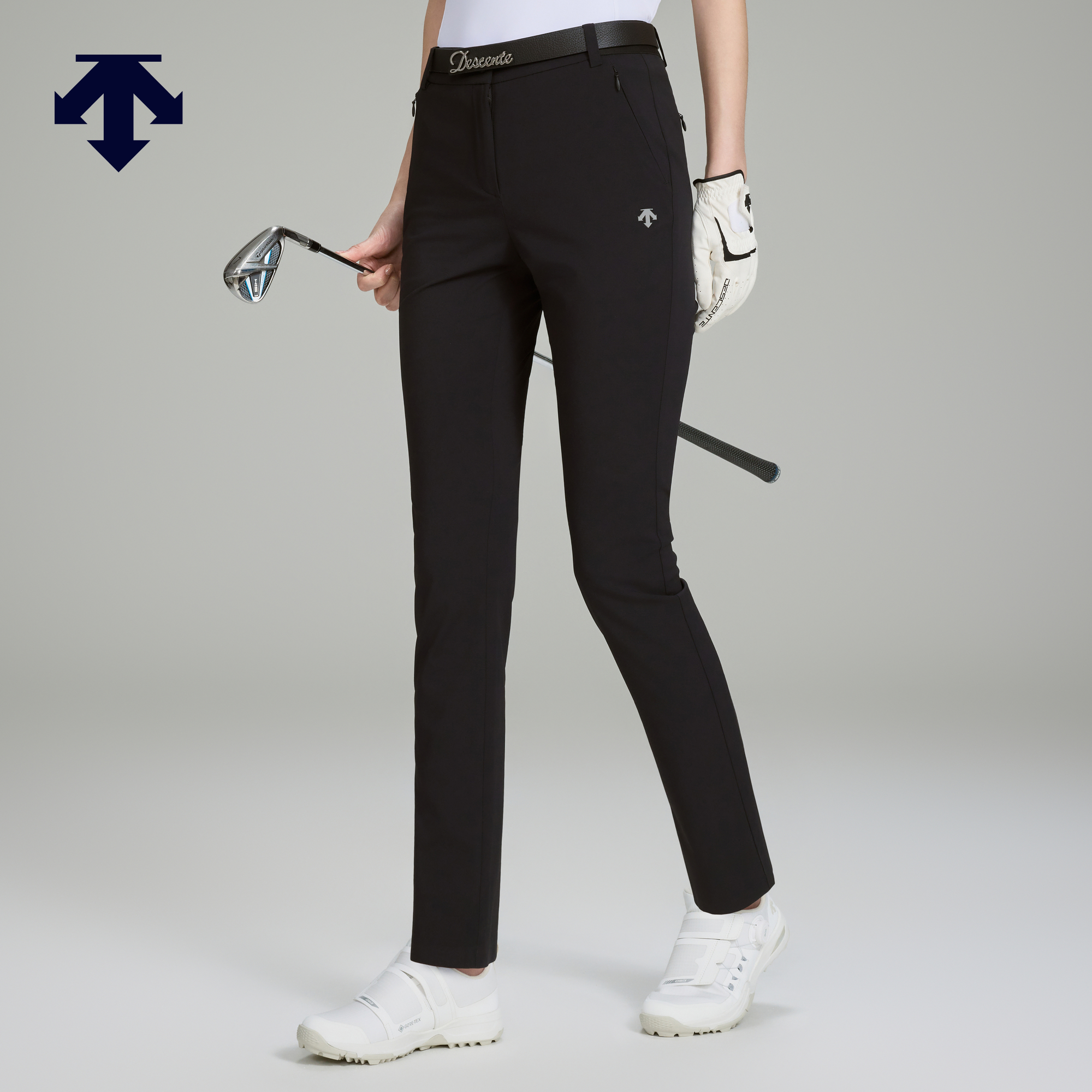 DESCENTEGOLF迪桑特高尔夫PRO系列女士经典直筒长裤 早秋新品