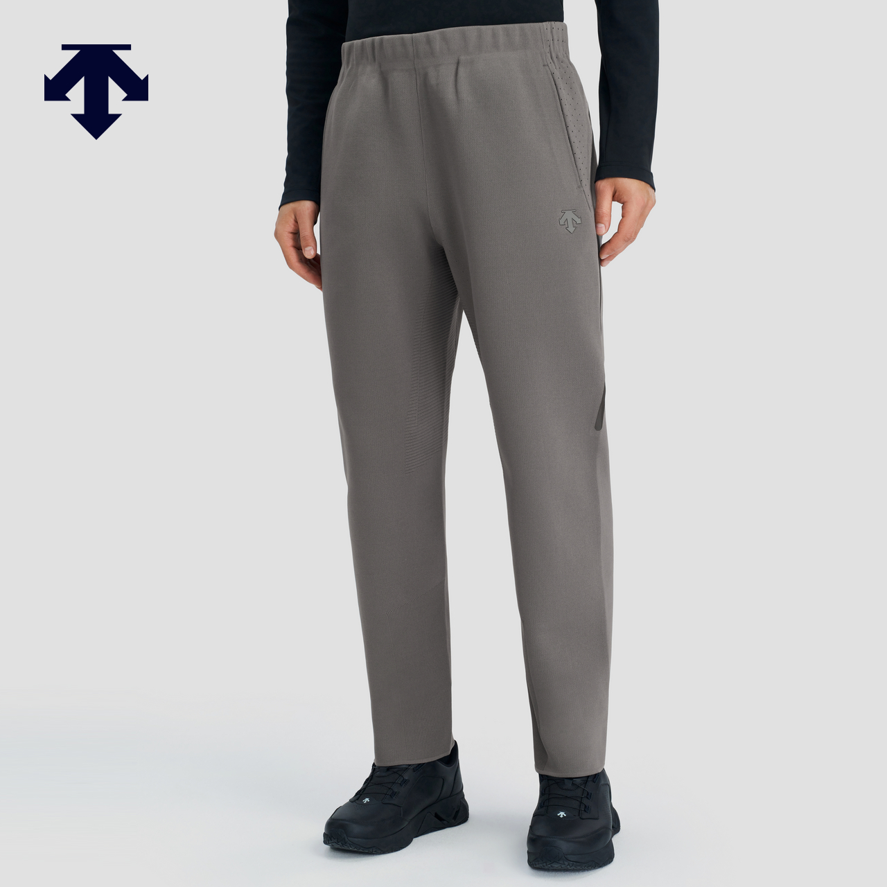 DESCENTE迪桑特TRAINING综训训练MOTION KNIT男士针织运动长裤