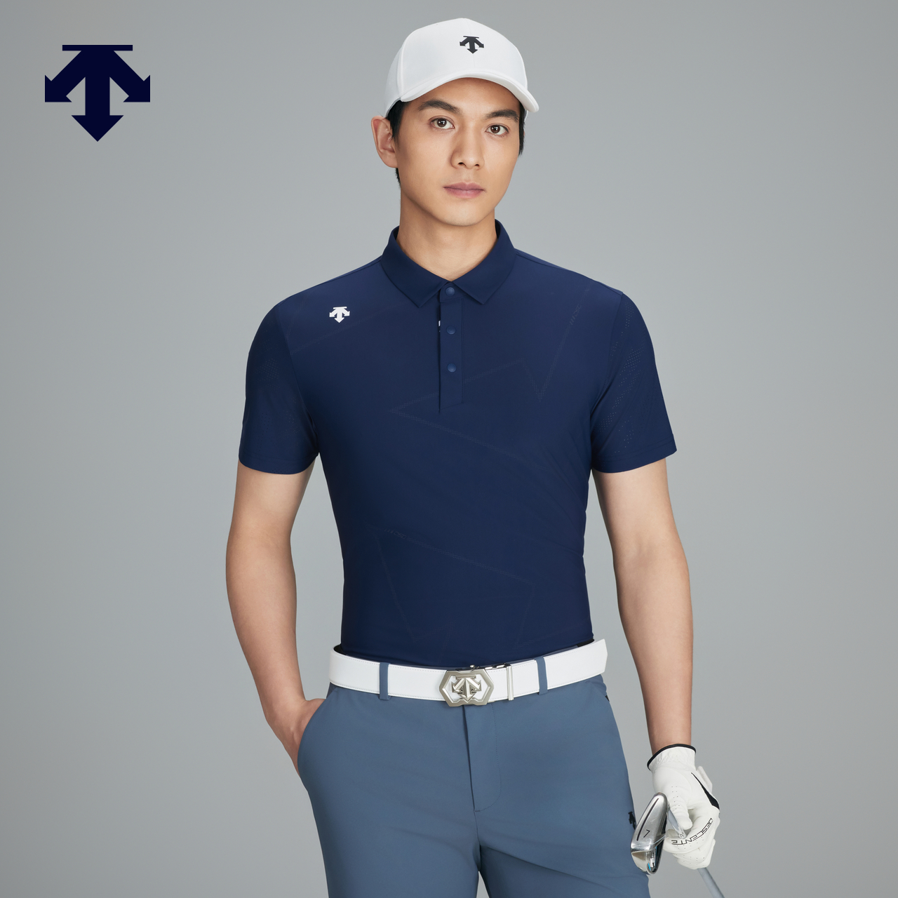 DESCENTEGOLF 迪桑特高尔夫男士短袖POLO衫
