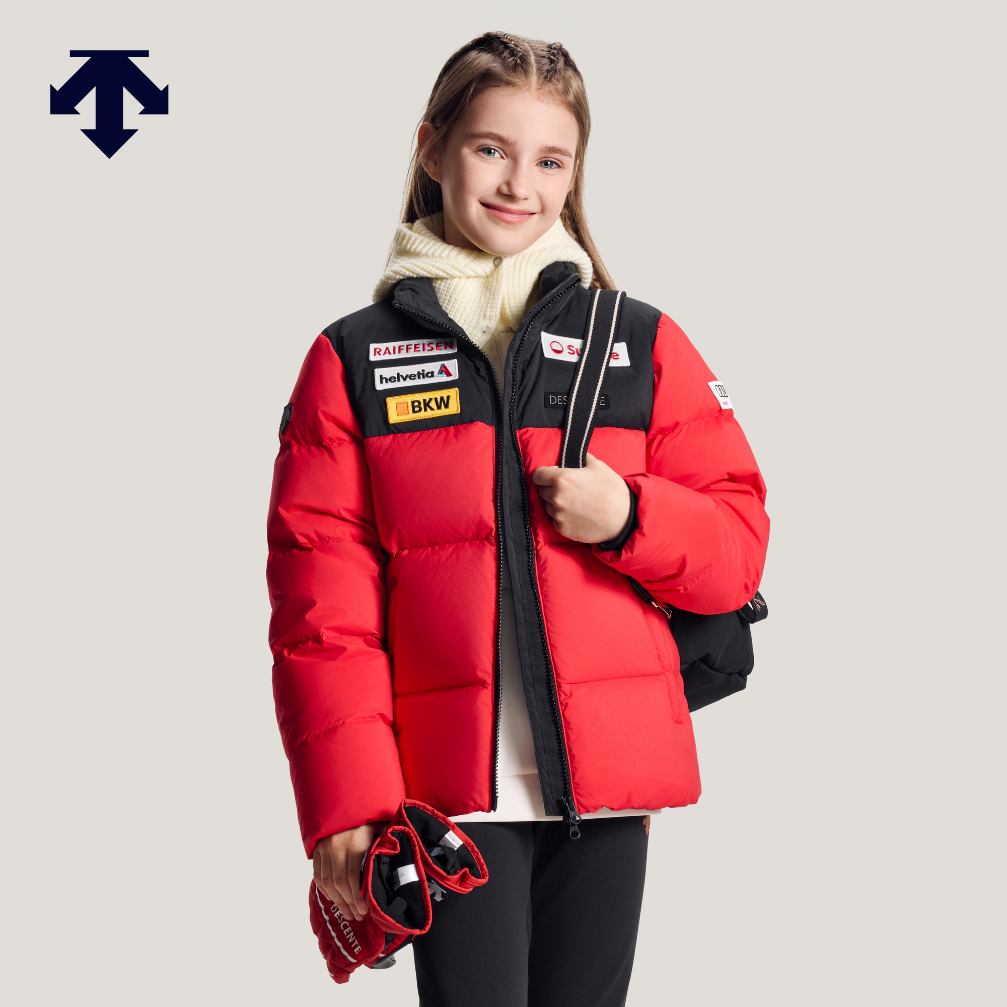 DESCENTE迪桑特 儿童SKI STYLE系列男女童同款羽绒服新品