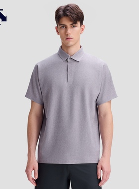 DESCENTE迪桑特DOD系列一片式版型男士短袖POLO衫秋季新品