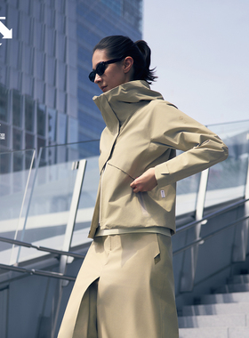 DESCENTE迪桑特DUALIS女士GTX防风防水透湿VERTEX山峰夹克外套