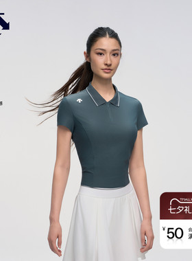 DESCENTE迪桑特WOMEN’S TRAINING女士防晒凉感透气短袖POLO衫