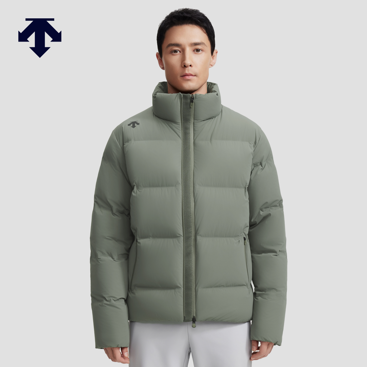 DESCENTE迪桑特TRAINING系列综训训练运动健身男士保暖运动羽绒服