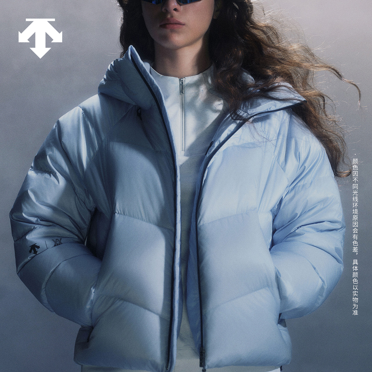 DESCENTE x Daniel Arsham艺术家联名系列女士羽绒服