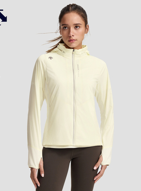 DESCENTE迪桑特WOMEN’S RUNNING系列女士OCTA防风保暖梭织上衣